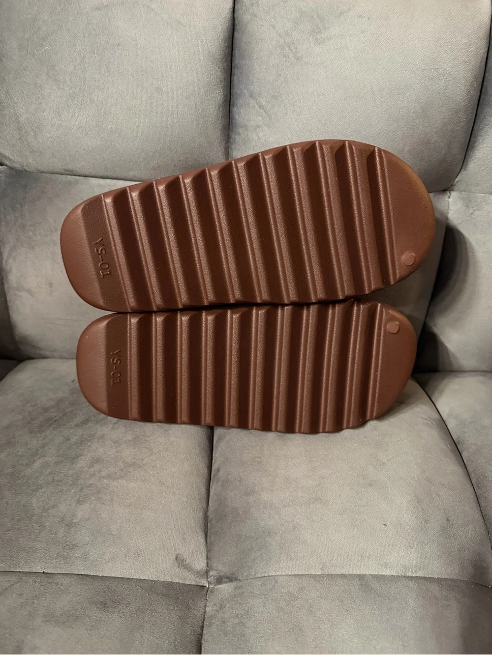 Yeezy Slides YS-01 Fudge US Size 13M/14W New with Original Bag not a box